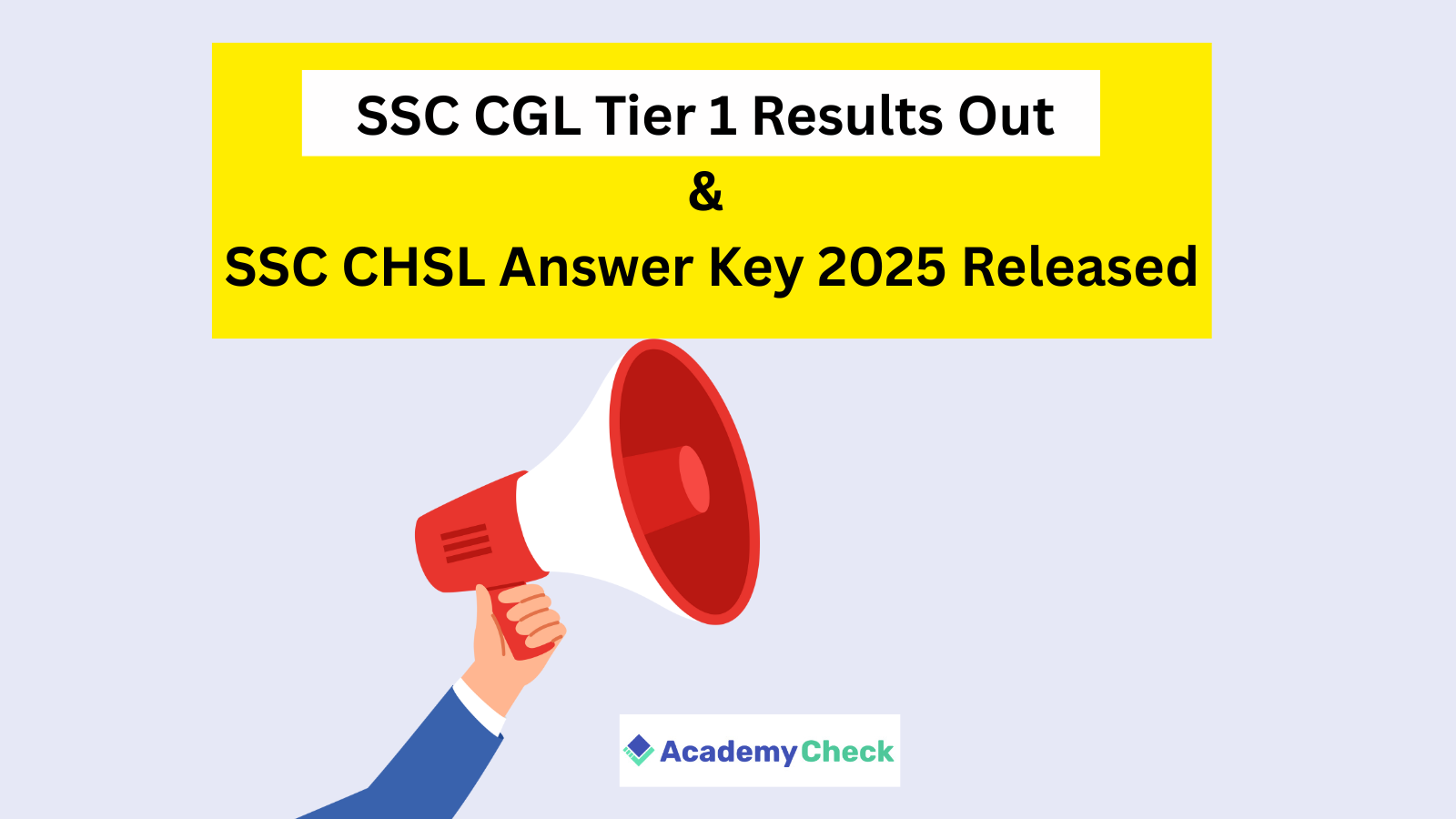 SSC CGL Tier 1 2025 Result Out